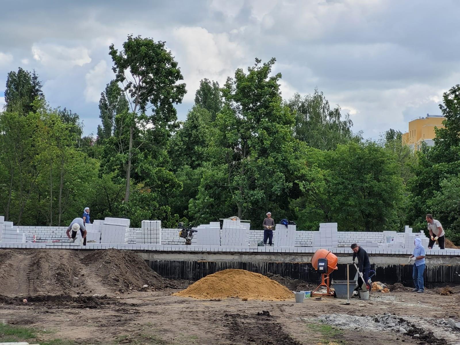 Строительство пристройки к школе в г. Ливны