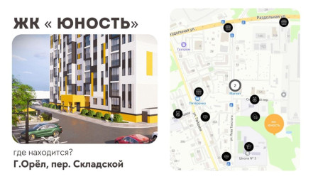 ЖК «Юность»: удобное расположение для жизни