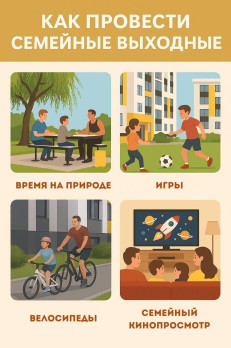Как провести семейные выходные