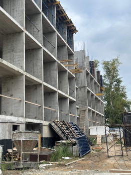 Работы на ЖК «Юность» не останавливаются ни на минуту