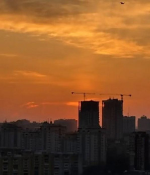 Закат в ЖК Юность это что то невероятное