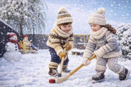 Зима в Юности выглядит по особому